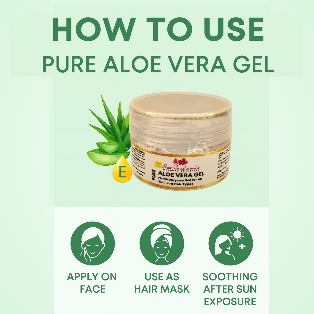 Pure Aloe Vera Gel with Vit E Oil (100gm) - Image 4