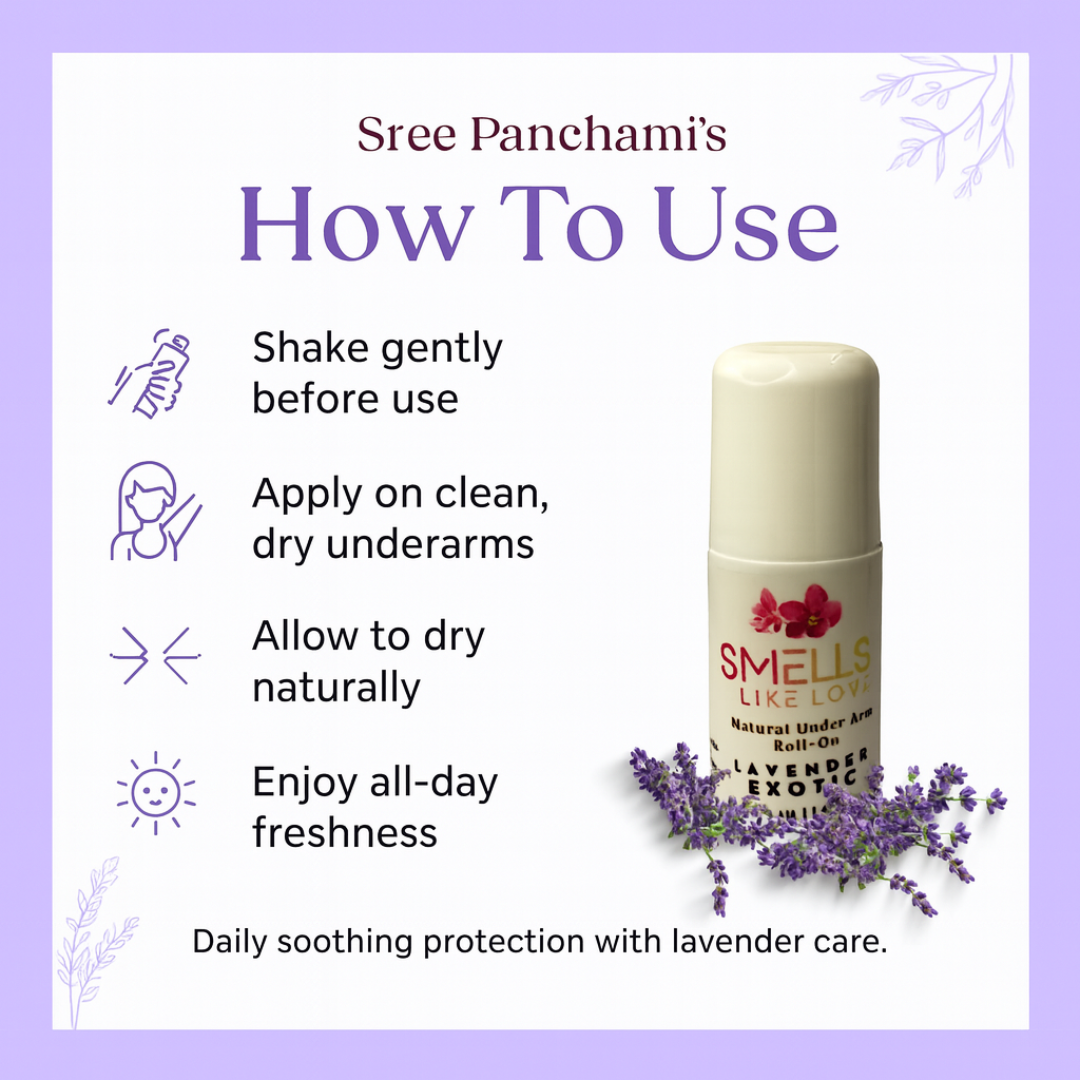 Natural Under Arm Roll-On - Lavender Exotic - Image 6