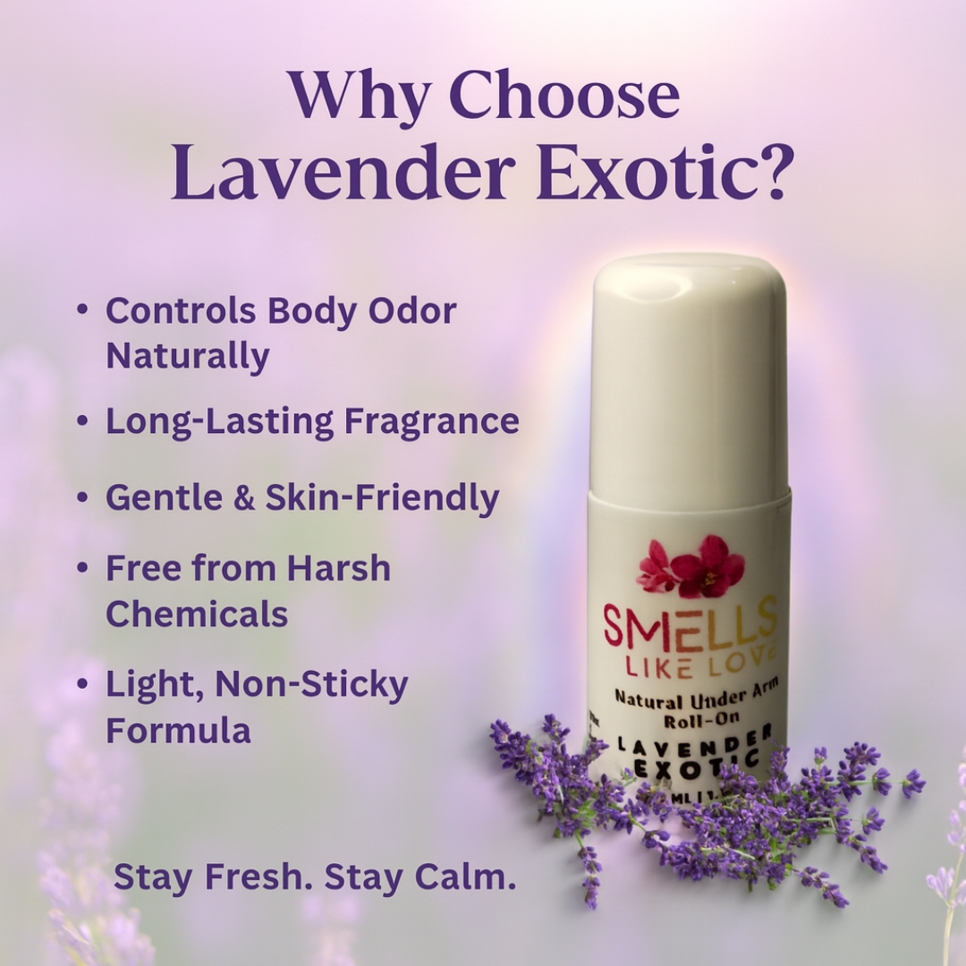 Natural Under Arm Roll-On - Lavender Exotic - Image 2