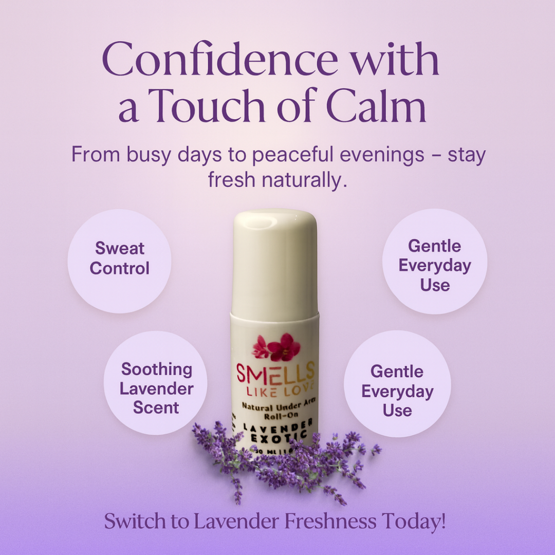 Natural Under Arm Roll-On - Lavender Exotic - Image 4