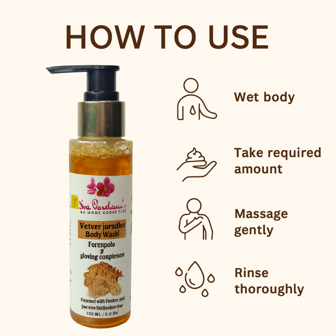 Vetiver Javadhu Body Wash - Image 2