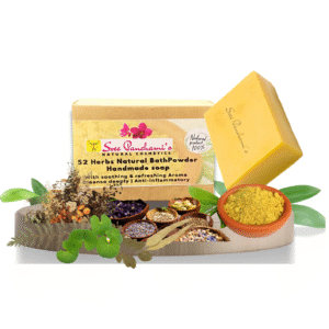 52 Herbs Natural  BathPowder Handmade soap