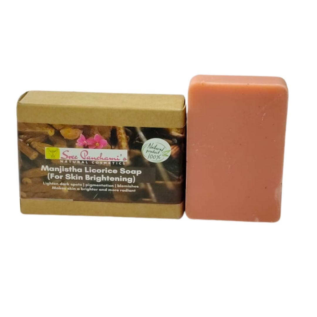 Manjistha Licorice Soap (For Skin Brightening) - Image 2