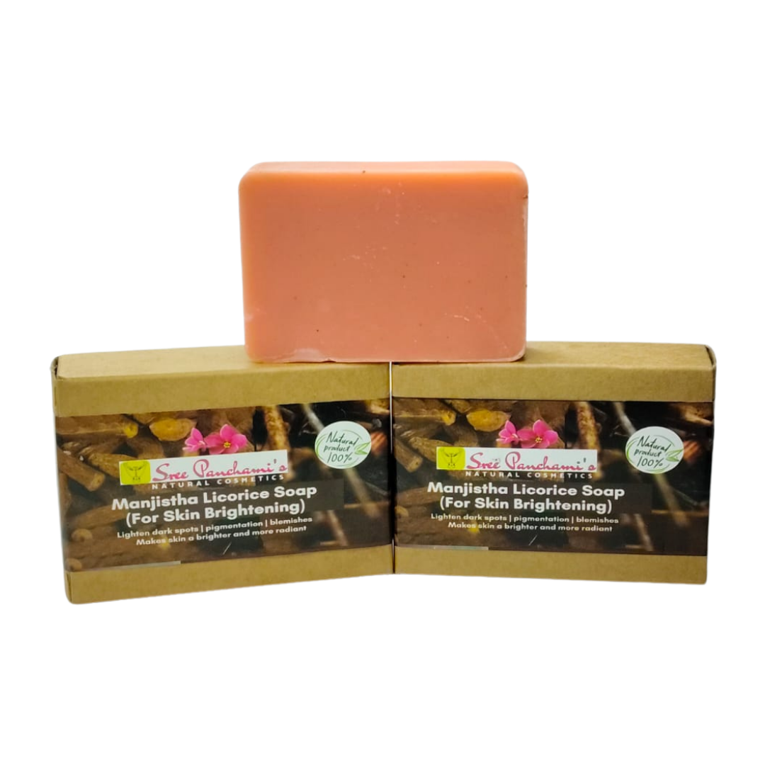 Manjistha Licorice Soap (For Skin Brightening) - Image 3