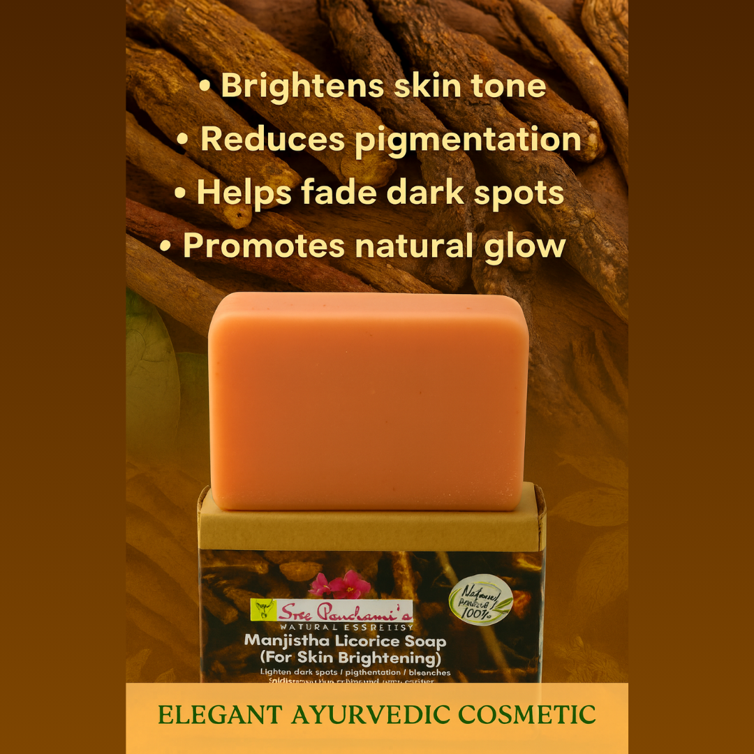 Manjistha Licorice Soap (For Skin Brightening) - Image 5