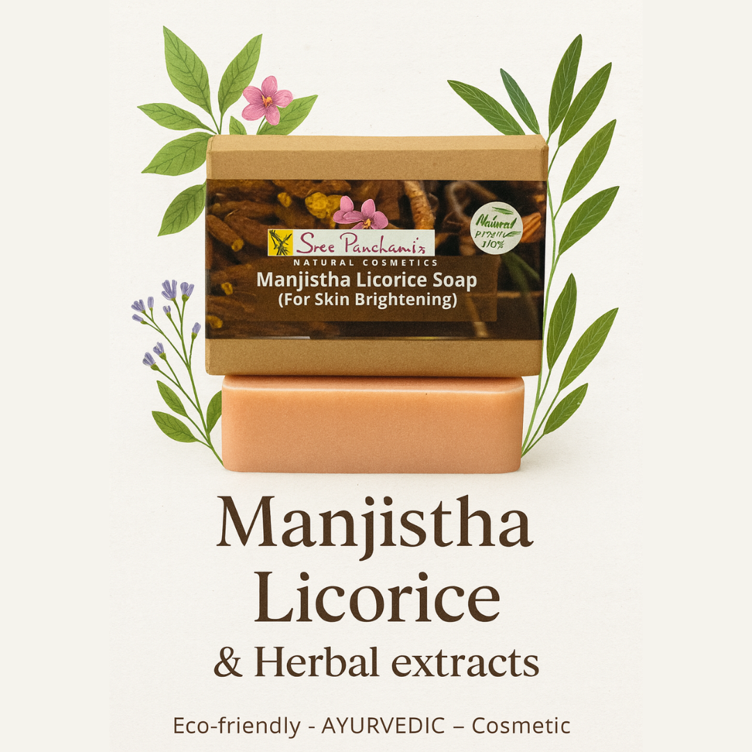 Manjistha Licorice Soap (For Skin Brightening) - Image 7