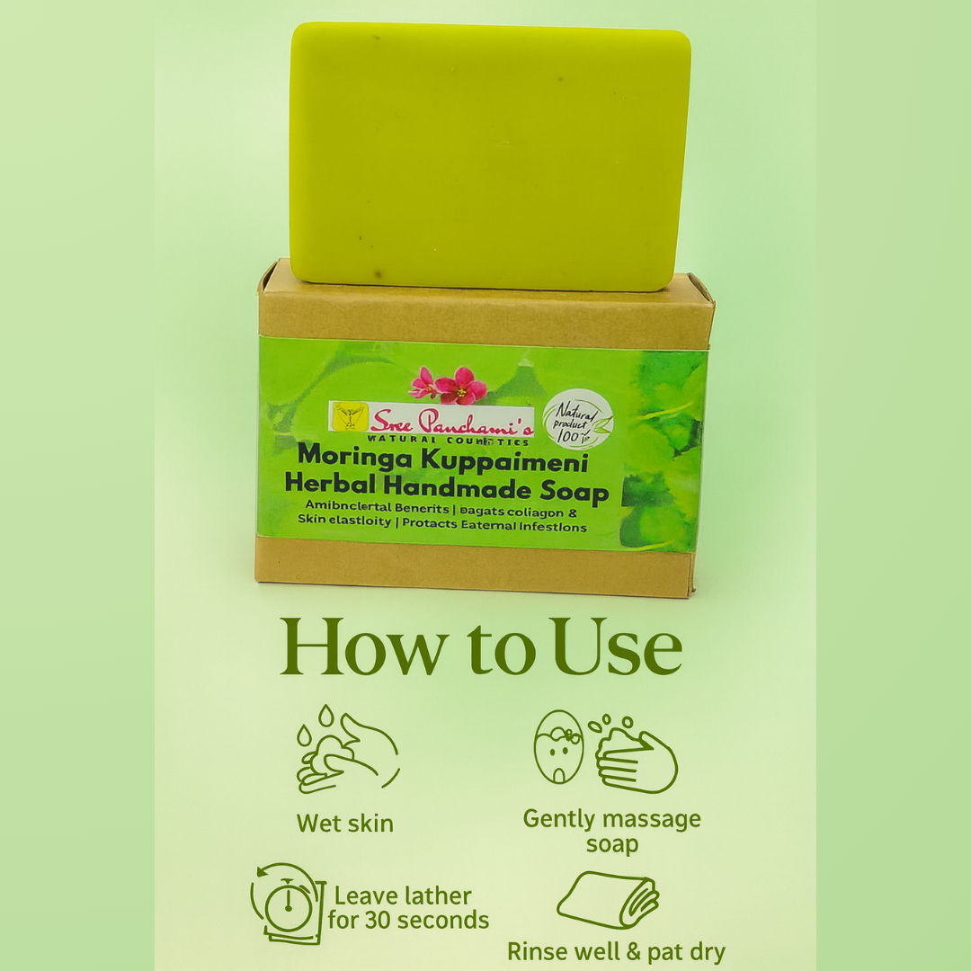 Moringa Kuppaimeni Herbal Handmade Soap - Image 4