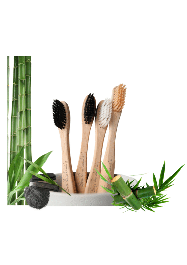 Bamboo Toothbrush with Activated Charcoal Bristles