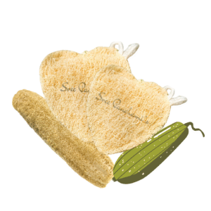 Heart-Shaped Loofah for a Daily Bath Routine